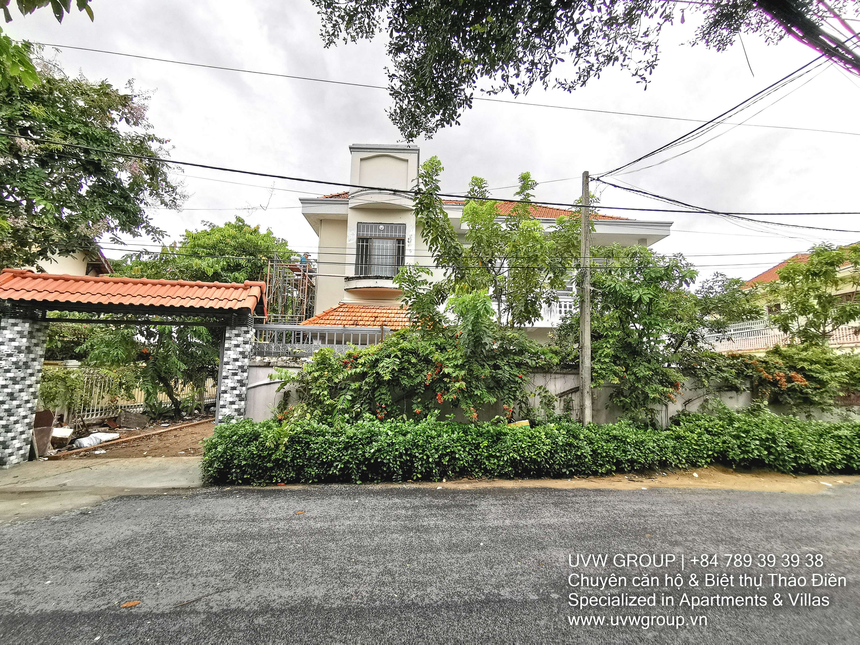 Biệt thự cho thuê tại Thảo Điền | 4PN | 450m² | Không nội thất | $4,000