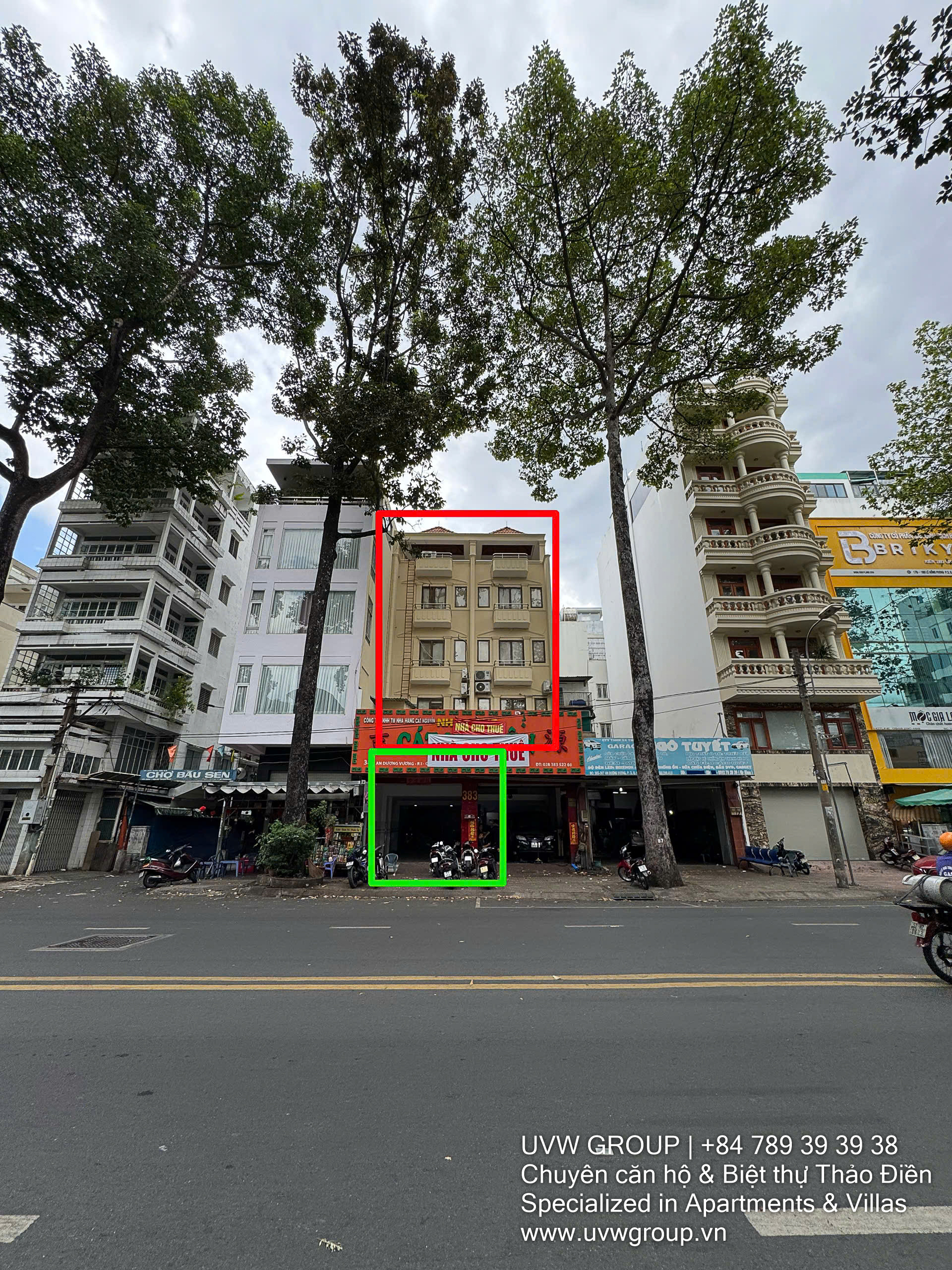 Nhà thương mại cho thuê – 383 An Dương Vương, Quận 5 | 4 Tầng | $3,600