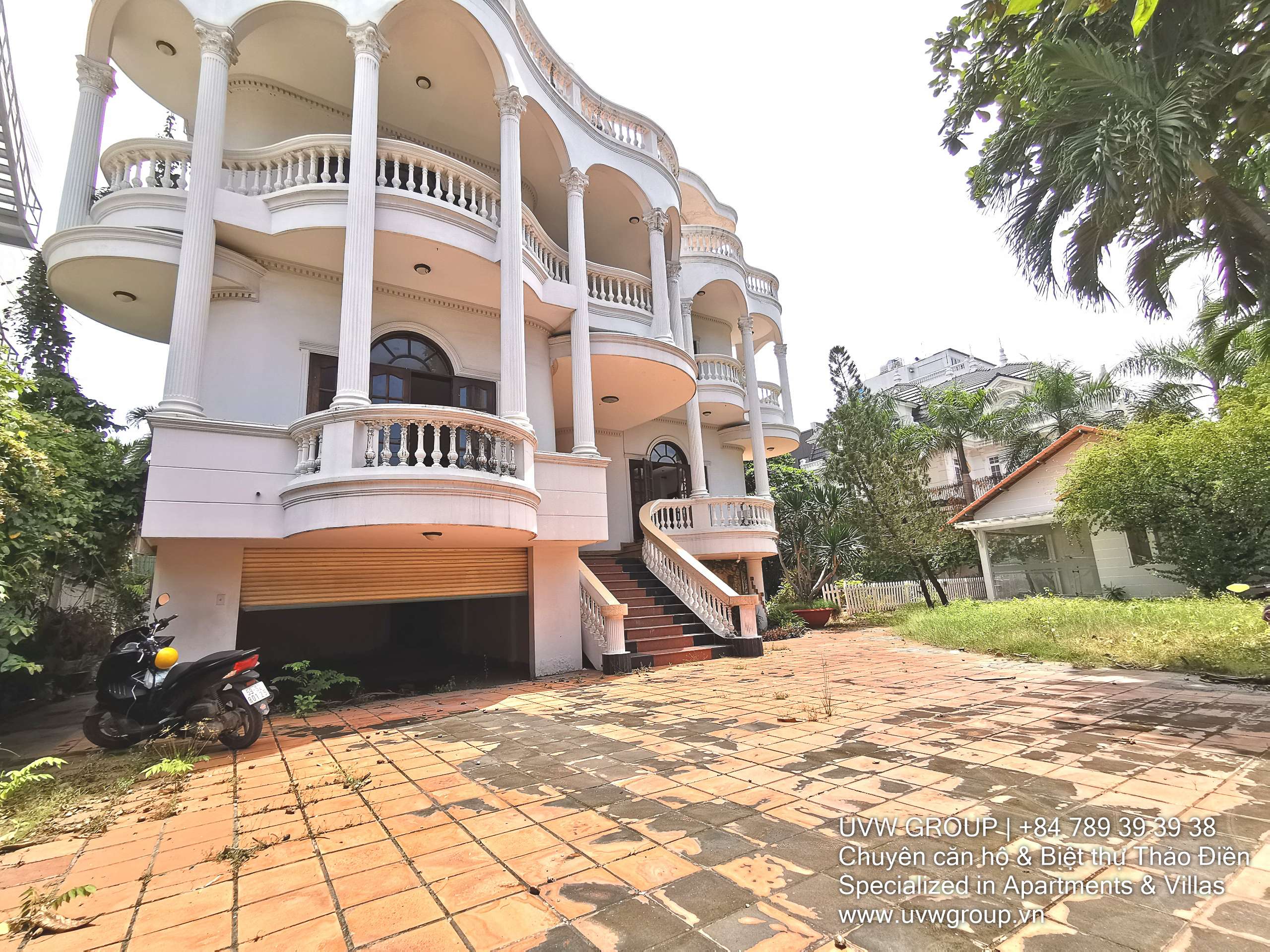 Villa for Rent in Thao Dien | 5BR | 1250m² | Unfurnished | $12,000