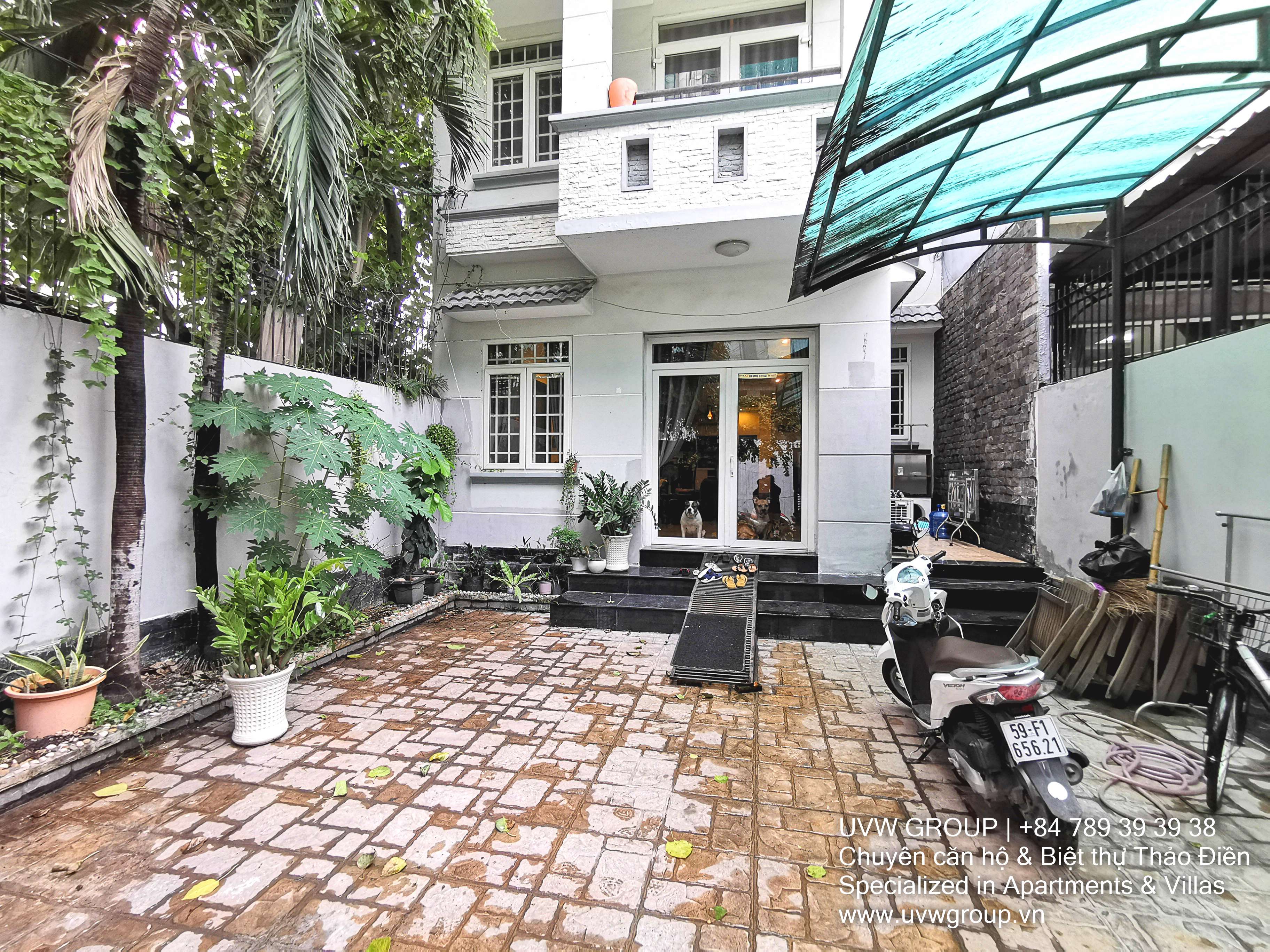 Villa for Rent in Thao Dien | 4BR | 160m² | Basic Furnished | $2,000