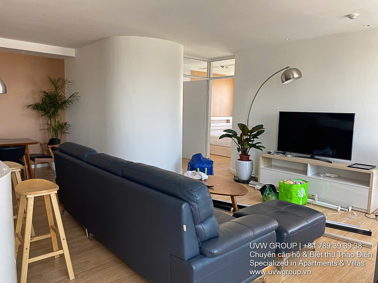 Wilton Tower Apartment for Rent in Binh Thanh | 94m² | $1,500 | 2BR (Converted) | Full Furniture