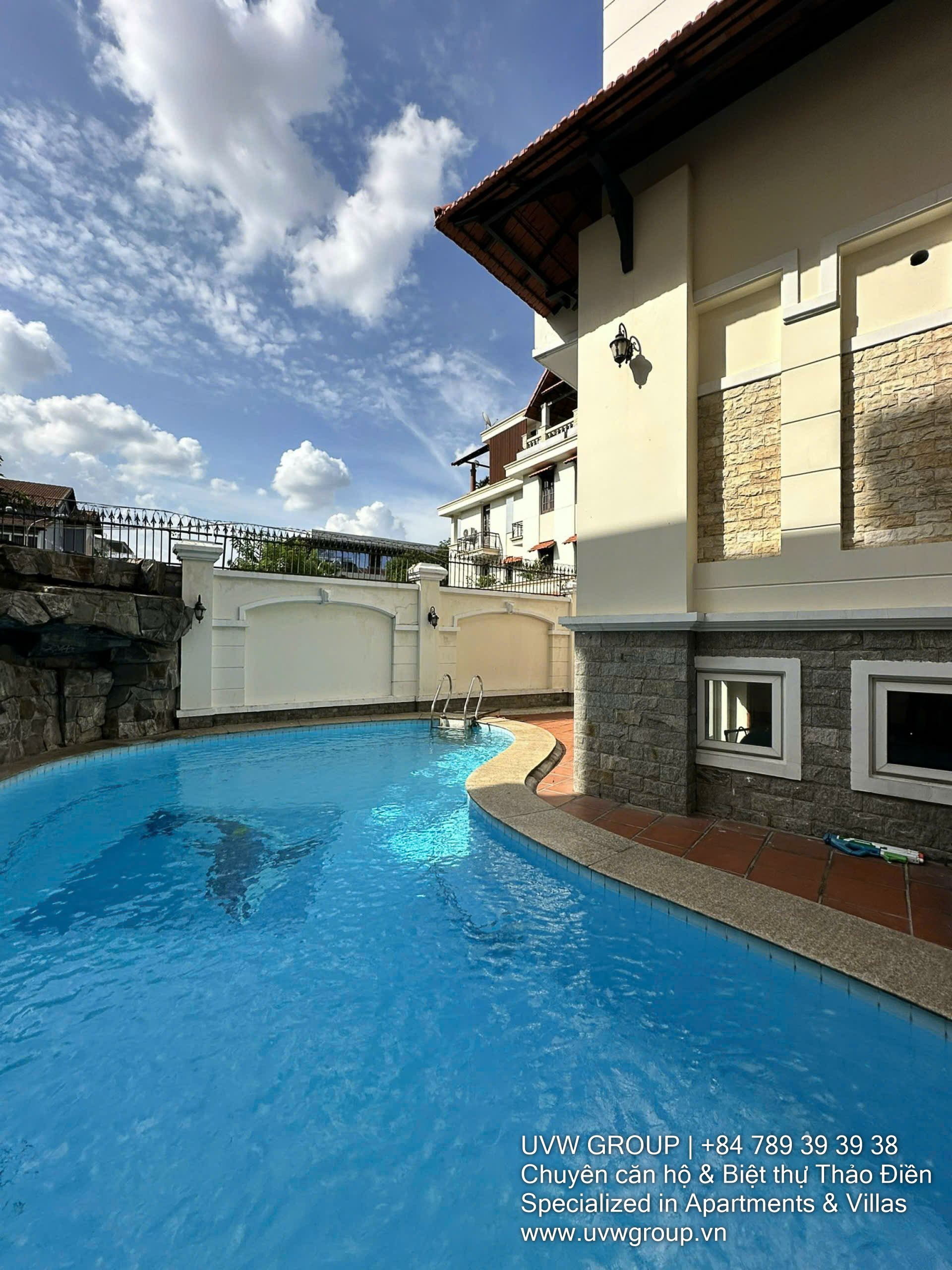 Biệt thự cho thuê tại khu Compound Kim Sơn Thảo Điền | 5PN | 500m² | 5.500 đô la