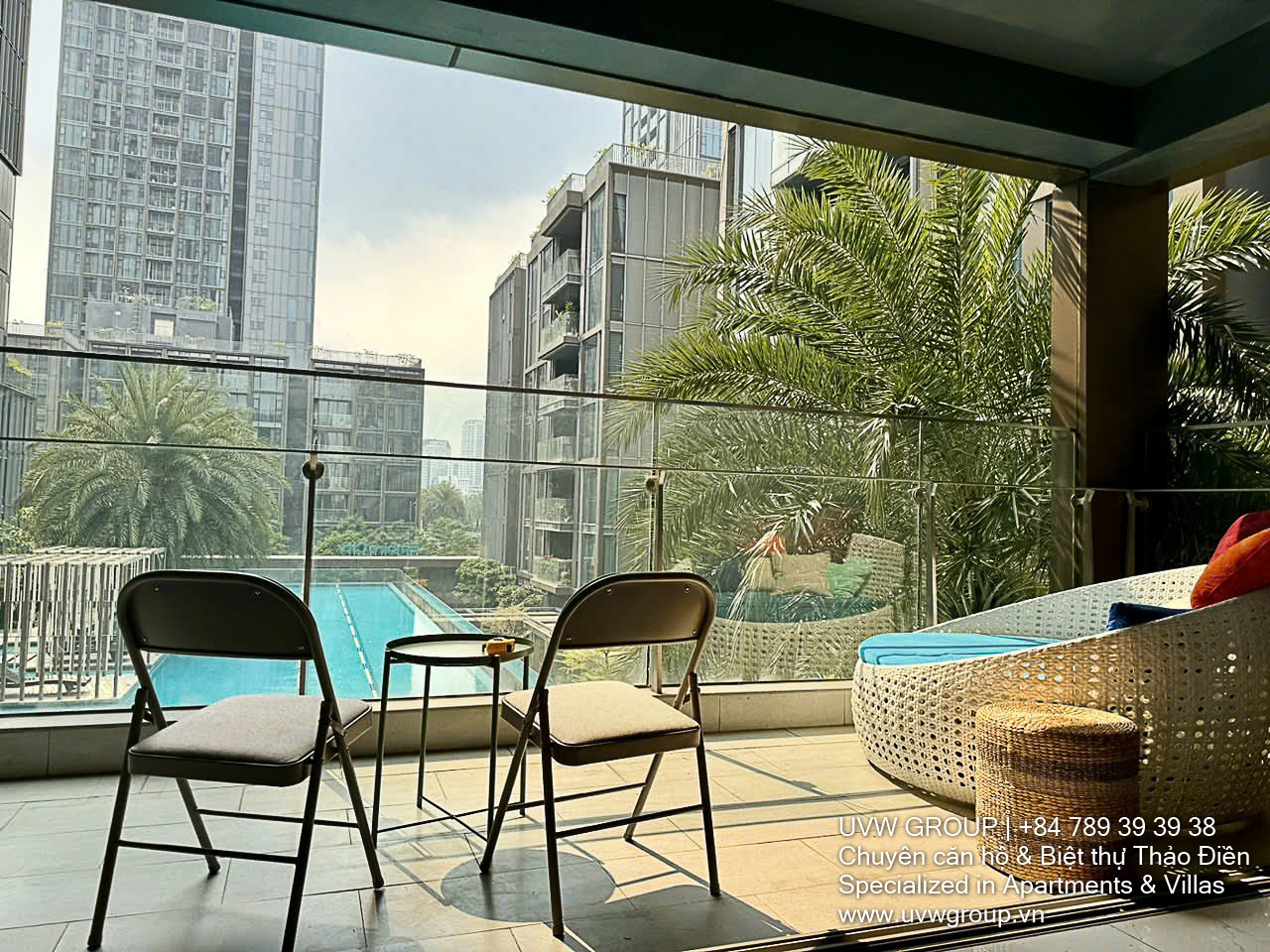 Căn hộ Empire City 3PN cho thuê | 130m² | Nội thất sang trọng | $3,000