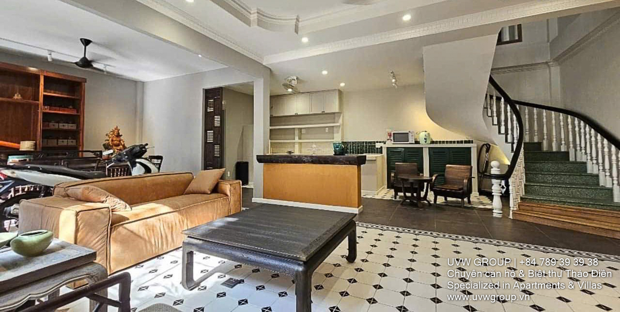 Indochine Villa for Rent in Thao Dien | 3BR | Pet Friendly | $2,500