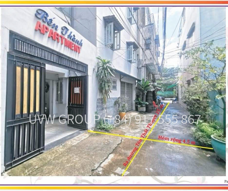 Serviced Apartment Building for Sale in District 4 HCMC | 30 Units | 339m² Land | 1,280m² GFA | 39 Billion VND