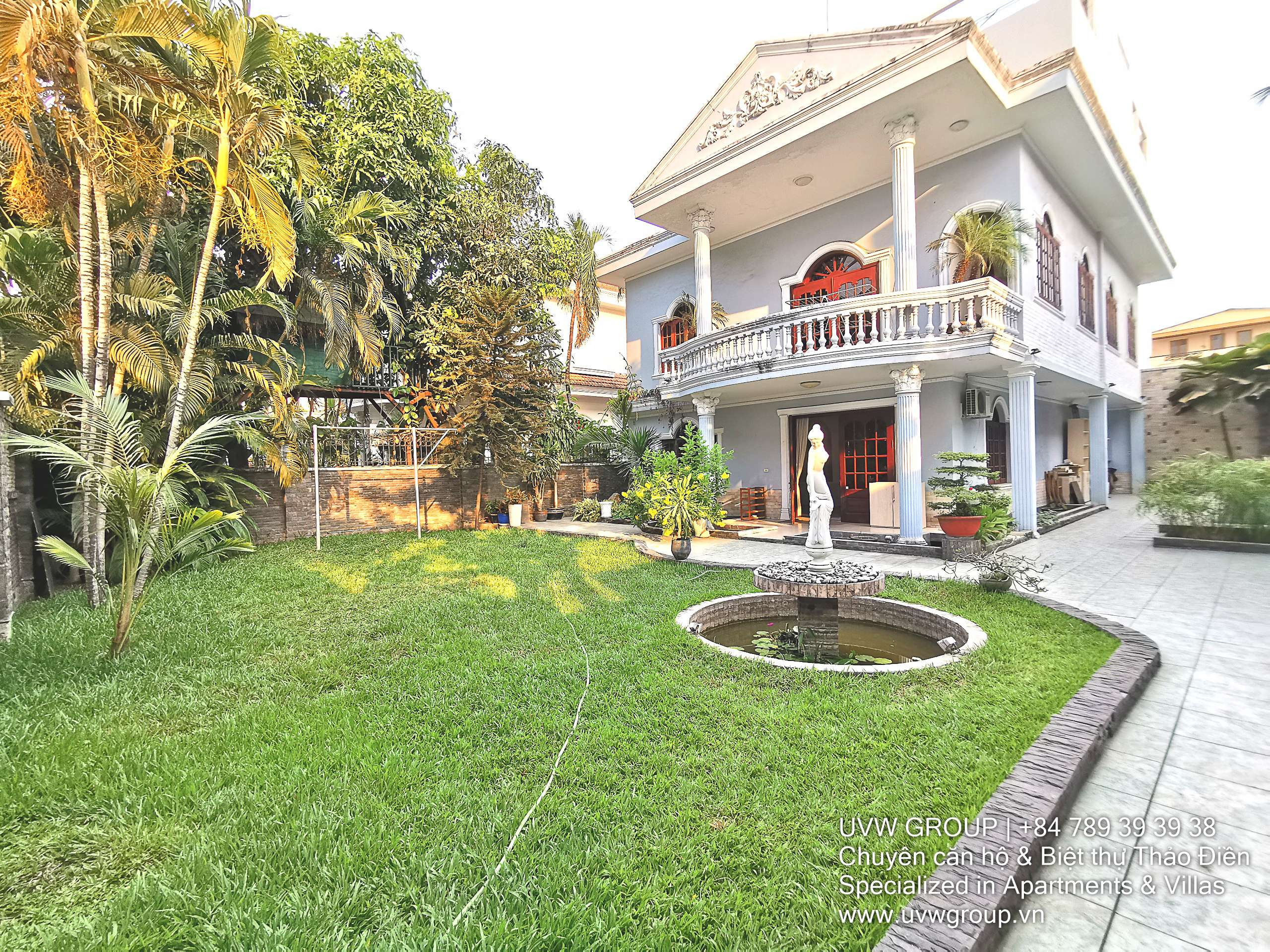 Villa for Rent in Thao Dien | 4BR | 540m² | Unfurnished | $4,000