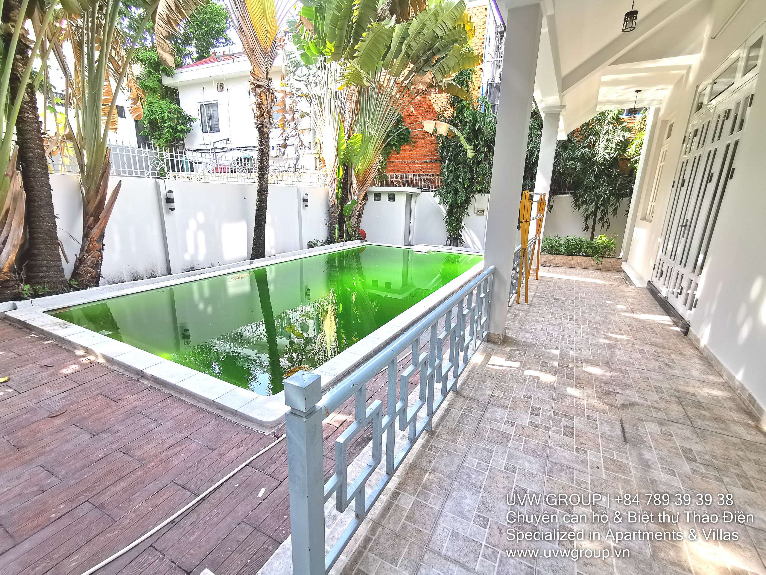 Biệt thự cho thuê tại Thảo Điền | 5PN | 300m² | Nội thất cơ bản | $5,000