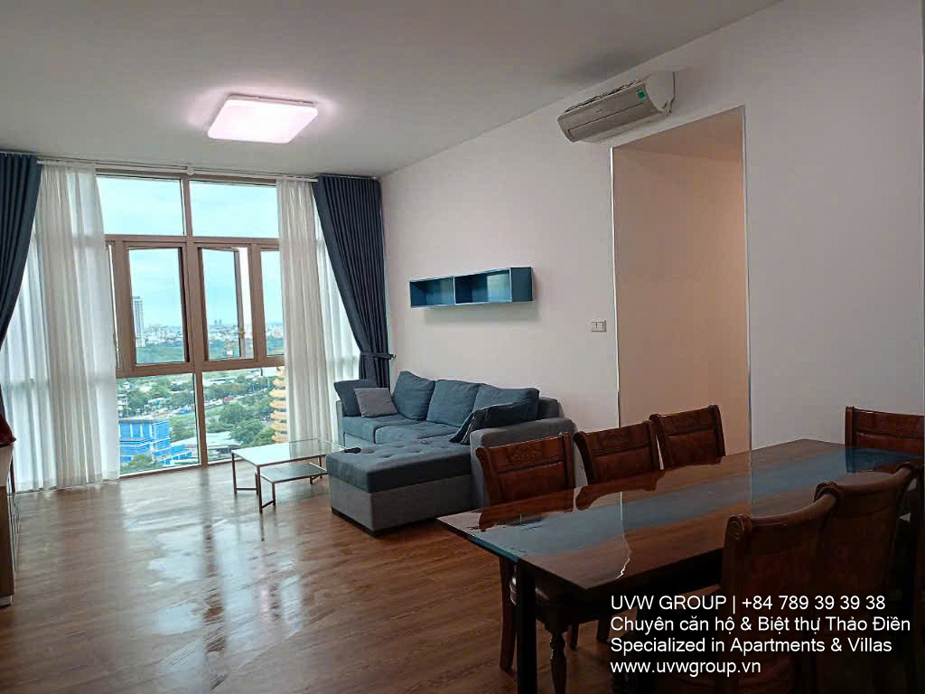 3-Bedroom Apartment for Rent at The Vista An Phu | 132m² | Hanoi Highway View | $1,560