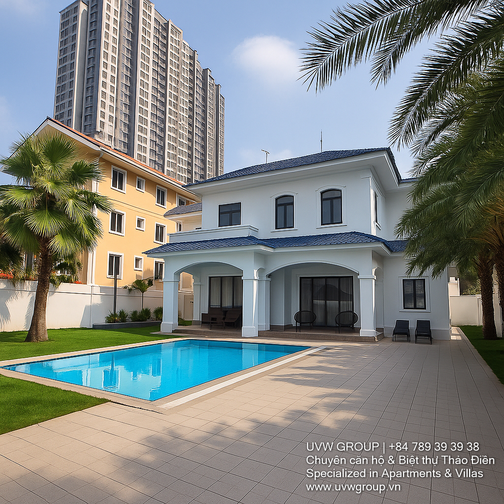 Short-Term Luxury 6BR Villa for Rent in Thao Dien, D2 | Private Pool & Karaoke Room