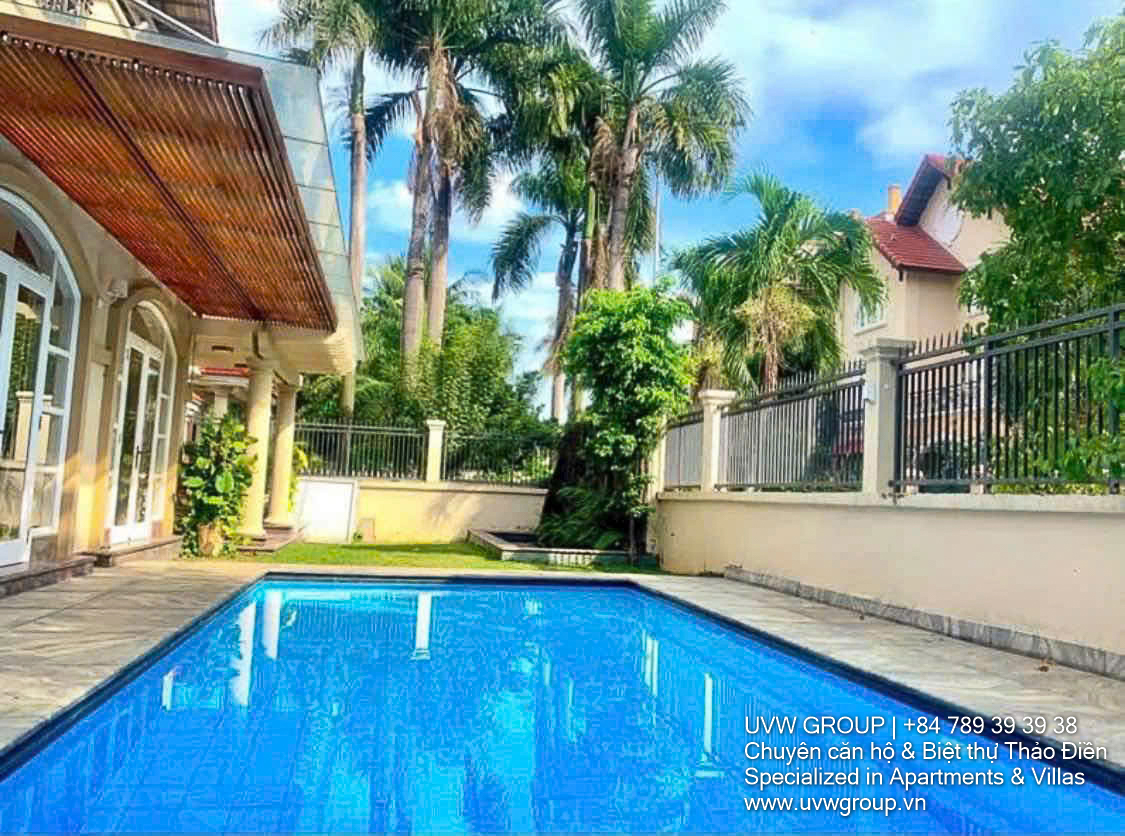 Pool Villa for Rent in Thao Dien Compound | 4BR | 500m² | $5,300
