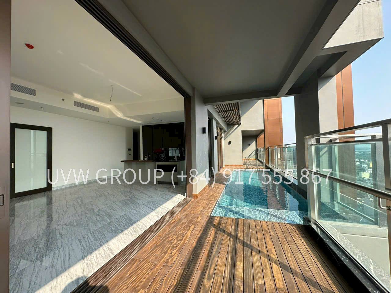 Căn hộ Capitaland Define cho thuê | 325m² | 4PN | Hồ bơi riêng | $4,500