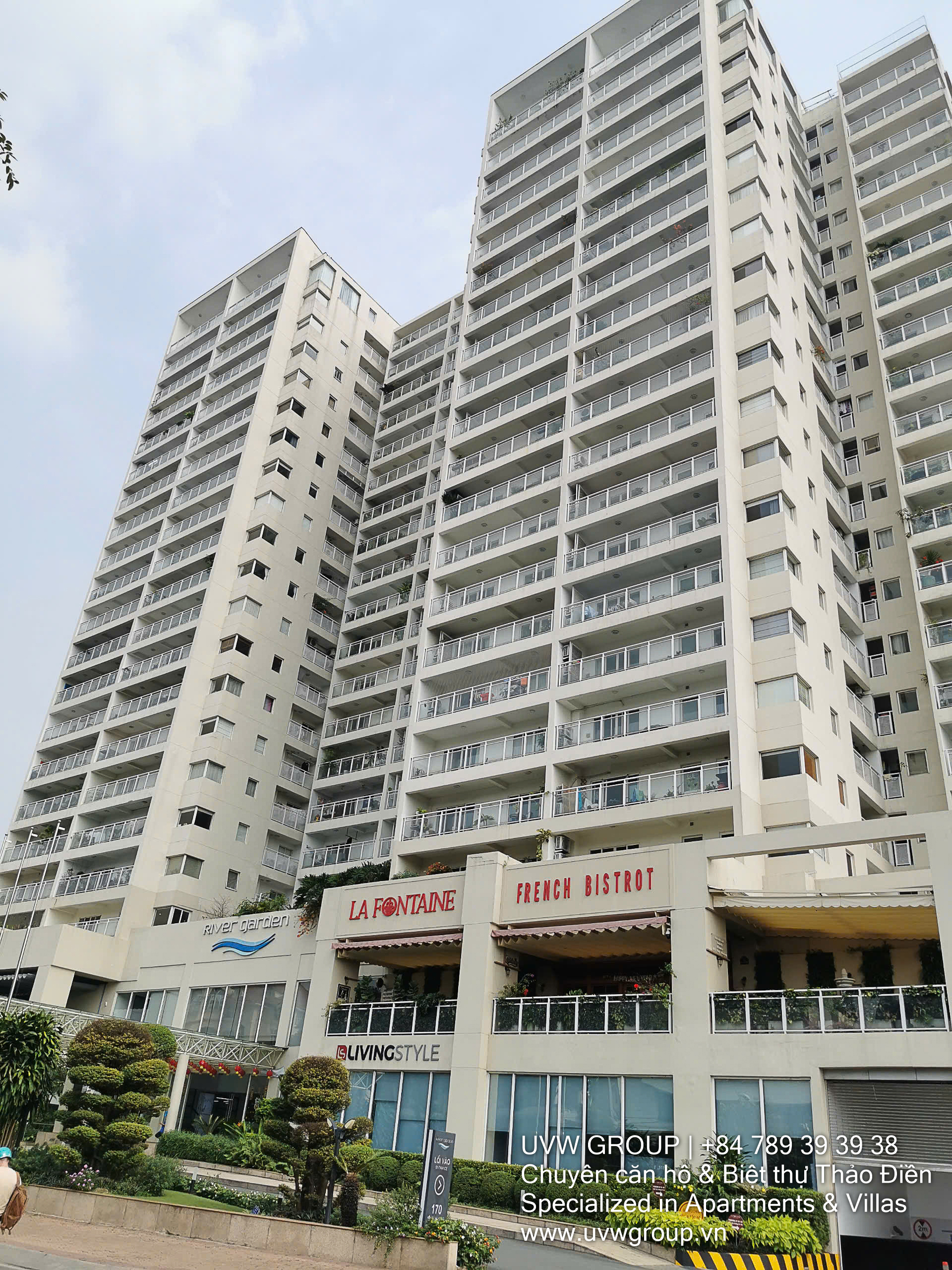 River Garden 2BR Apartment for Rent Thao Dien | 171m² | Garden + Balcony | $1,520