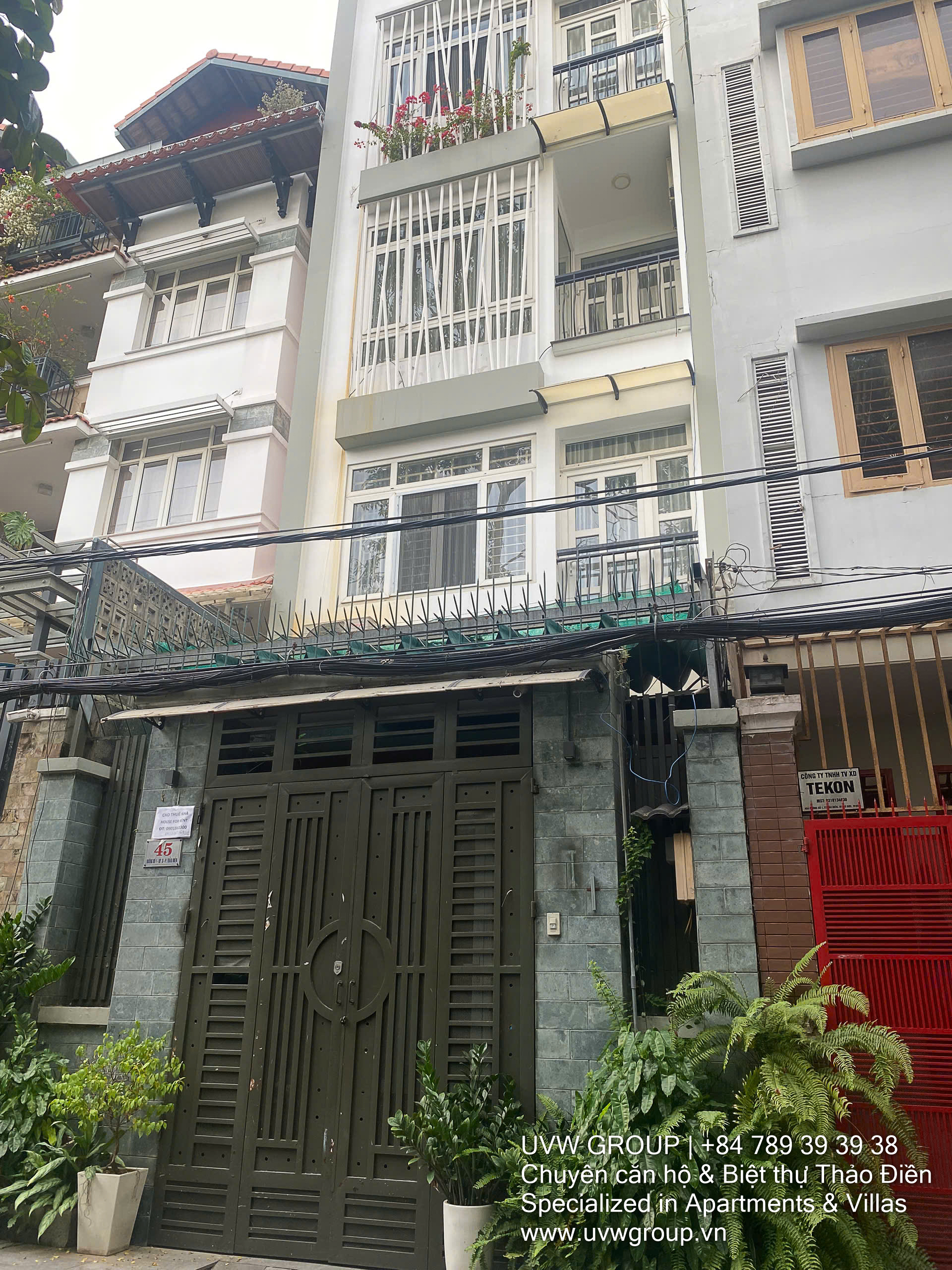 Nhà phố cho thuê tại Press Village Thảo Điền | 4PN | 280m² | $1,400