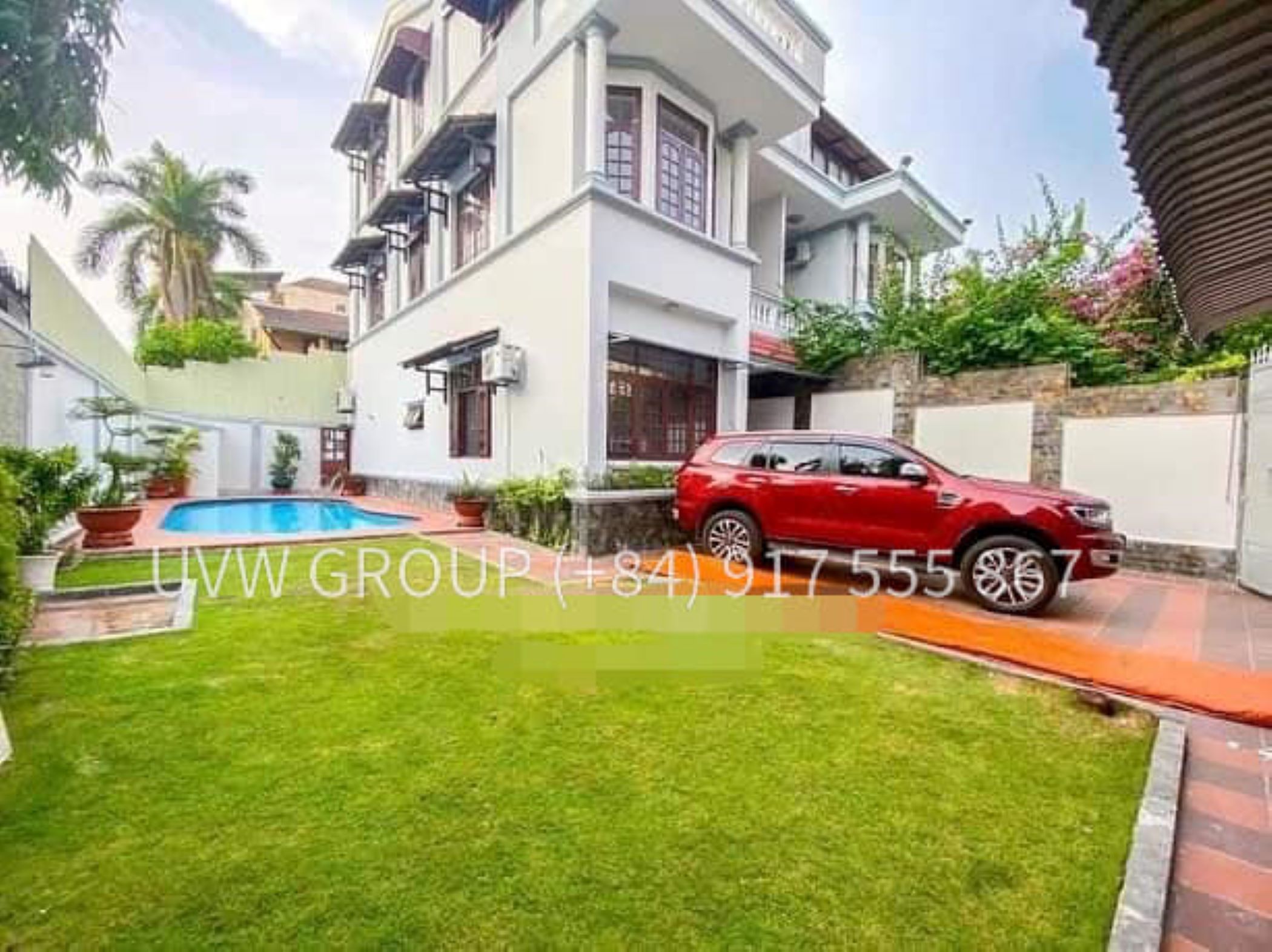 House for Rent in Thao Dien District 2 – Private Pool & Garden | Pet-Friendly | $2,800/Month
