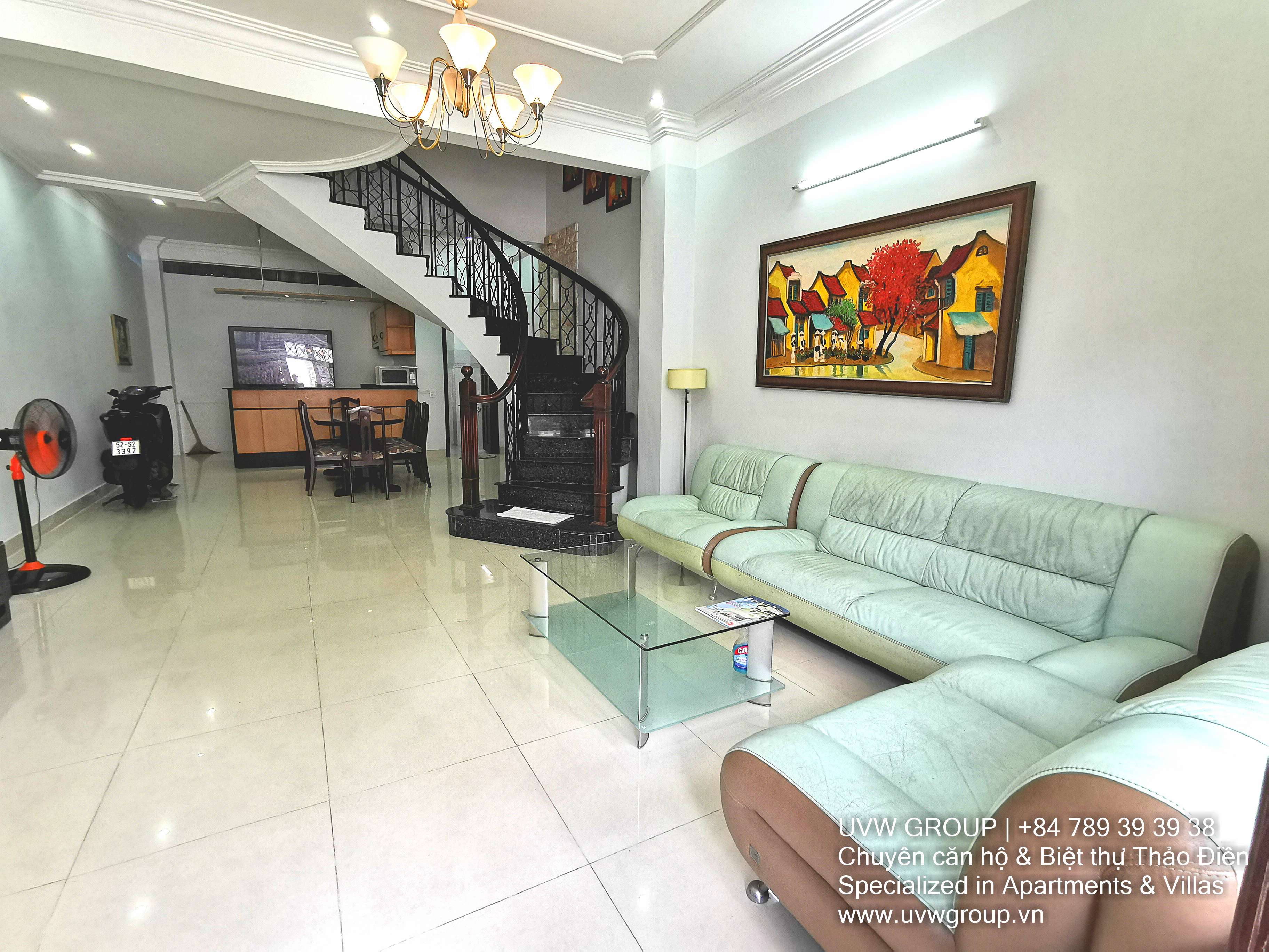 Nhà cho thuê tại Thảo Điền | 3PN | 120m² | Nội thất cơ bản | $1,500