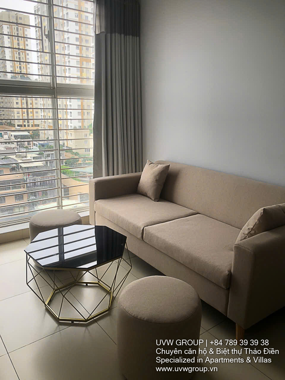 Cho thuê căn hộ Thủ Thiêm Sky | 2PN | 56.5m² | $480 | Thảo Điền