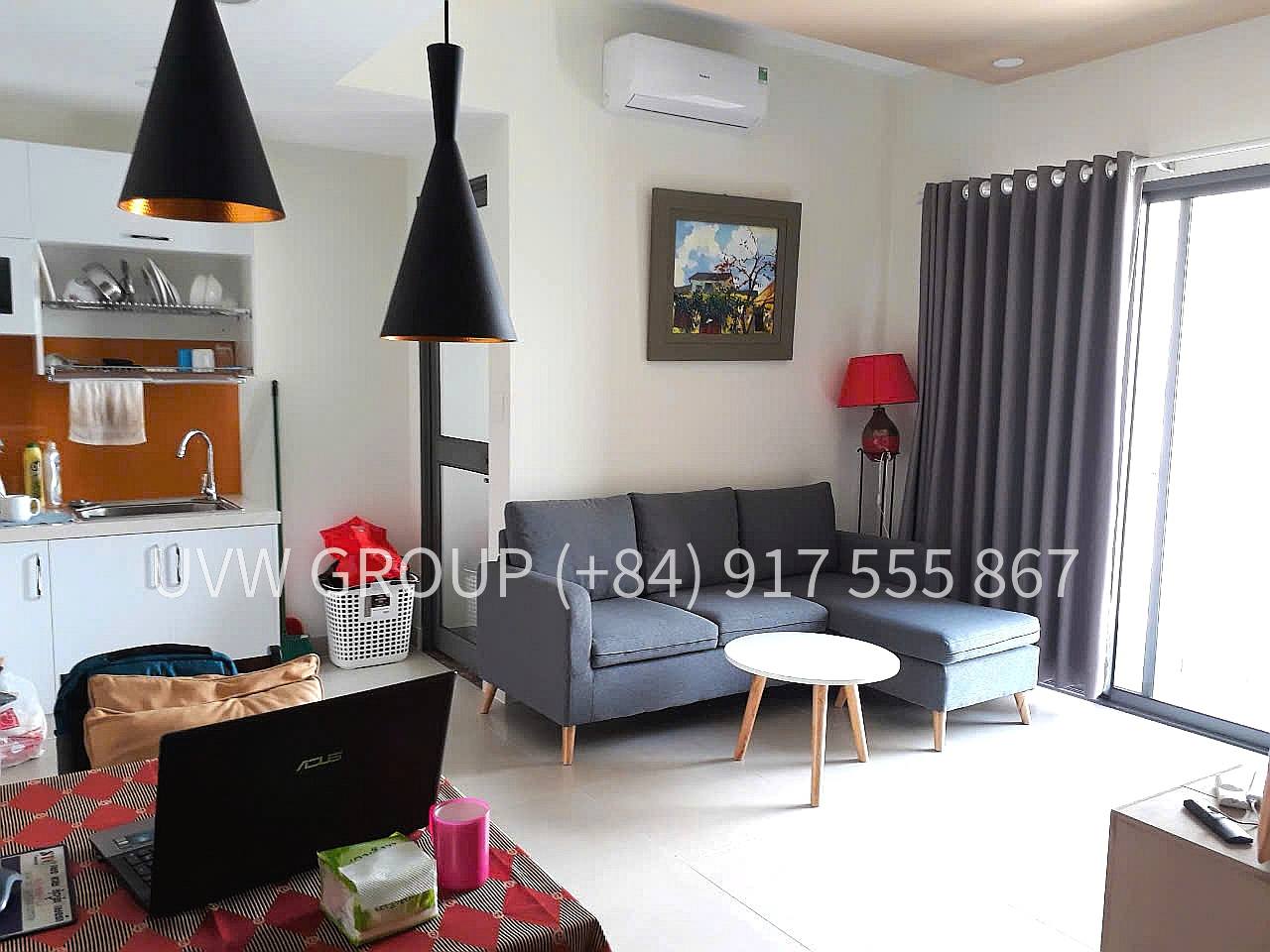 Cho thuê căn hộ Masteri Thảo Điền 2PN | 60m² | Tầng 26 | $800