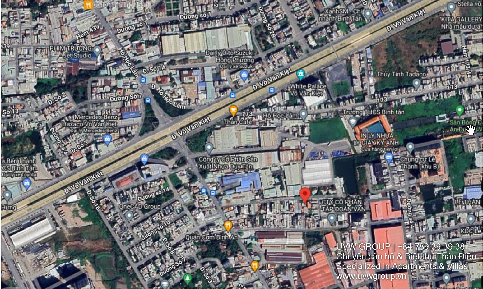 Bán nhà phố Quận Bình Tân – 110m² – $186,000 – Đường Hồ Học Lãm