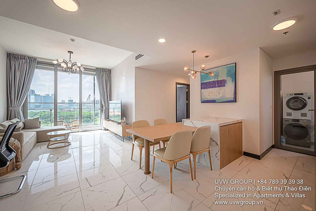 Căn hộ Empire City 2PN cho thuê | 100m² | Nội thất sang trọng | Tầng 9 | $1,800