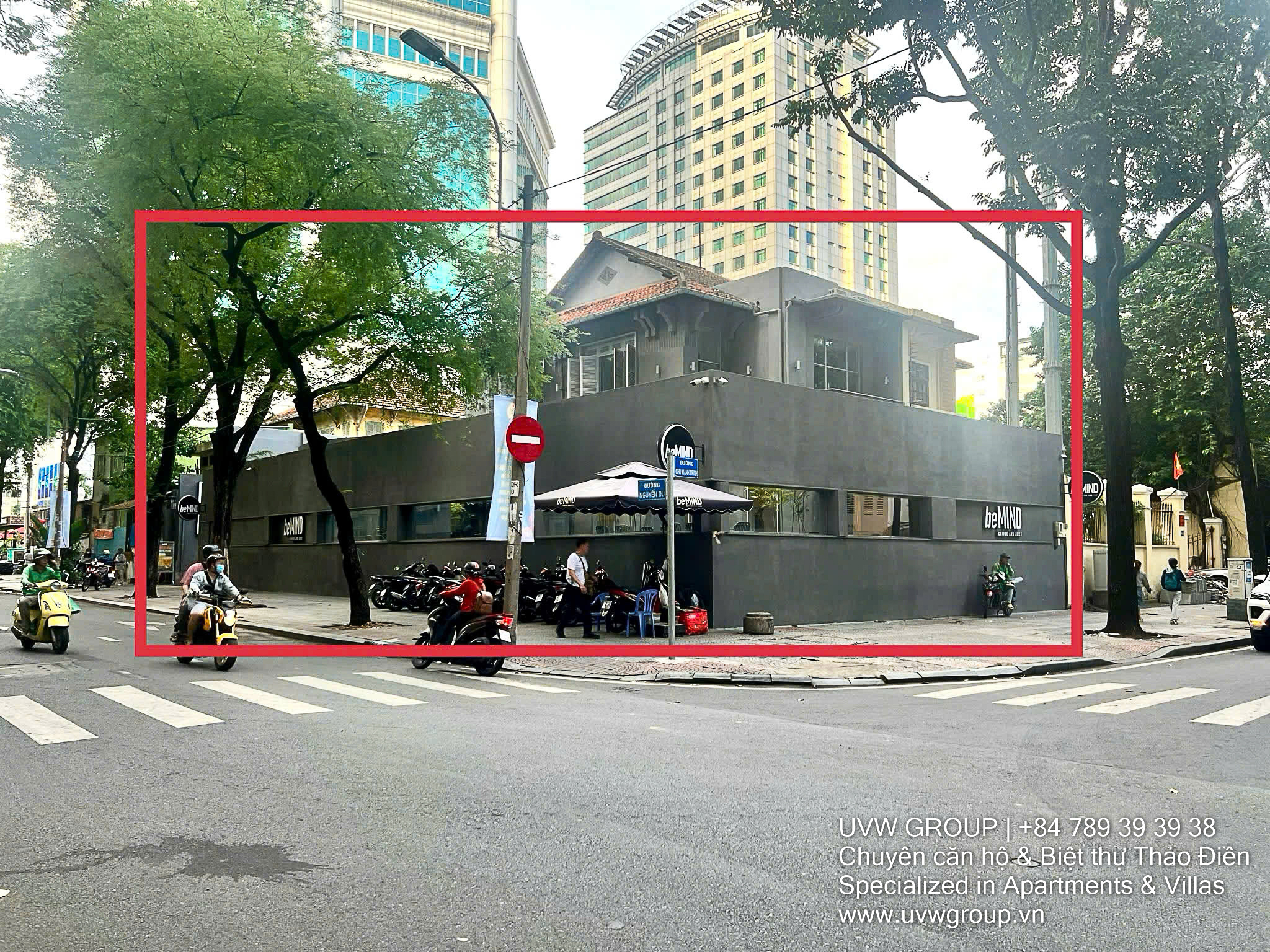 Corner Lot Building for Sale at 46 Chu Manh Trinh, District 1 | 458.81m² | 2 Basements + 10 Floors | $19.2 Million