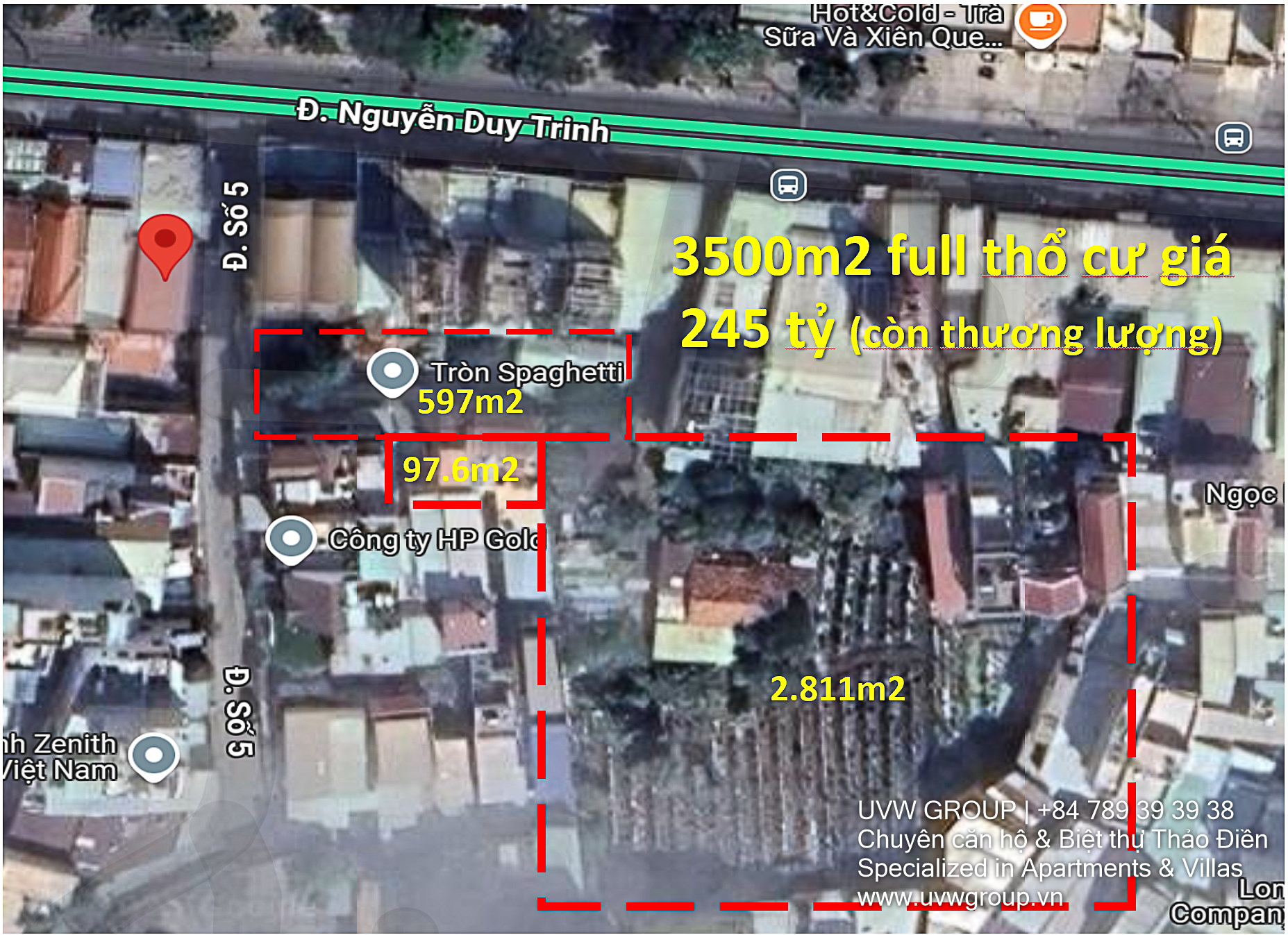 Residential Land for Sale on Nguyen Duy Trinh Street – 3,500m² | $9.8M