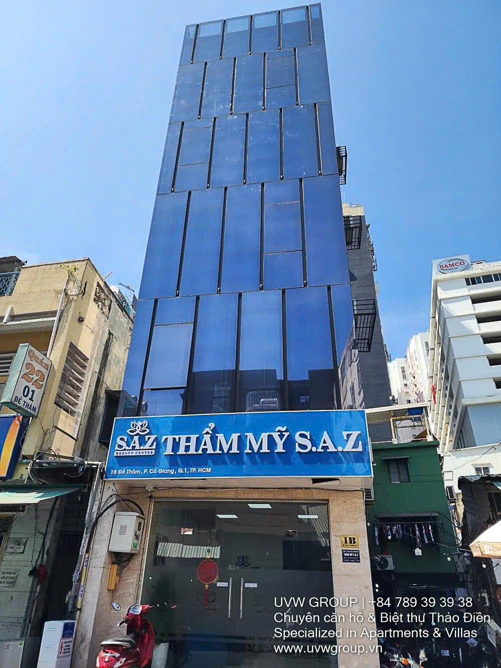 Office Building for Sale in District 1 HCMC | De Tham Street | 5 Floors | 29.8 Billion VND