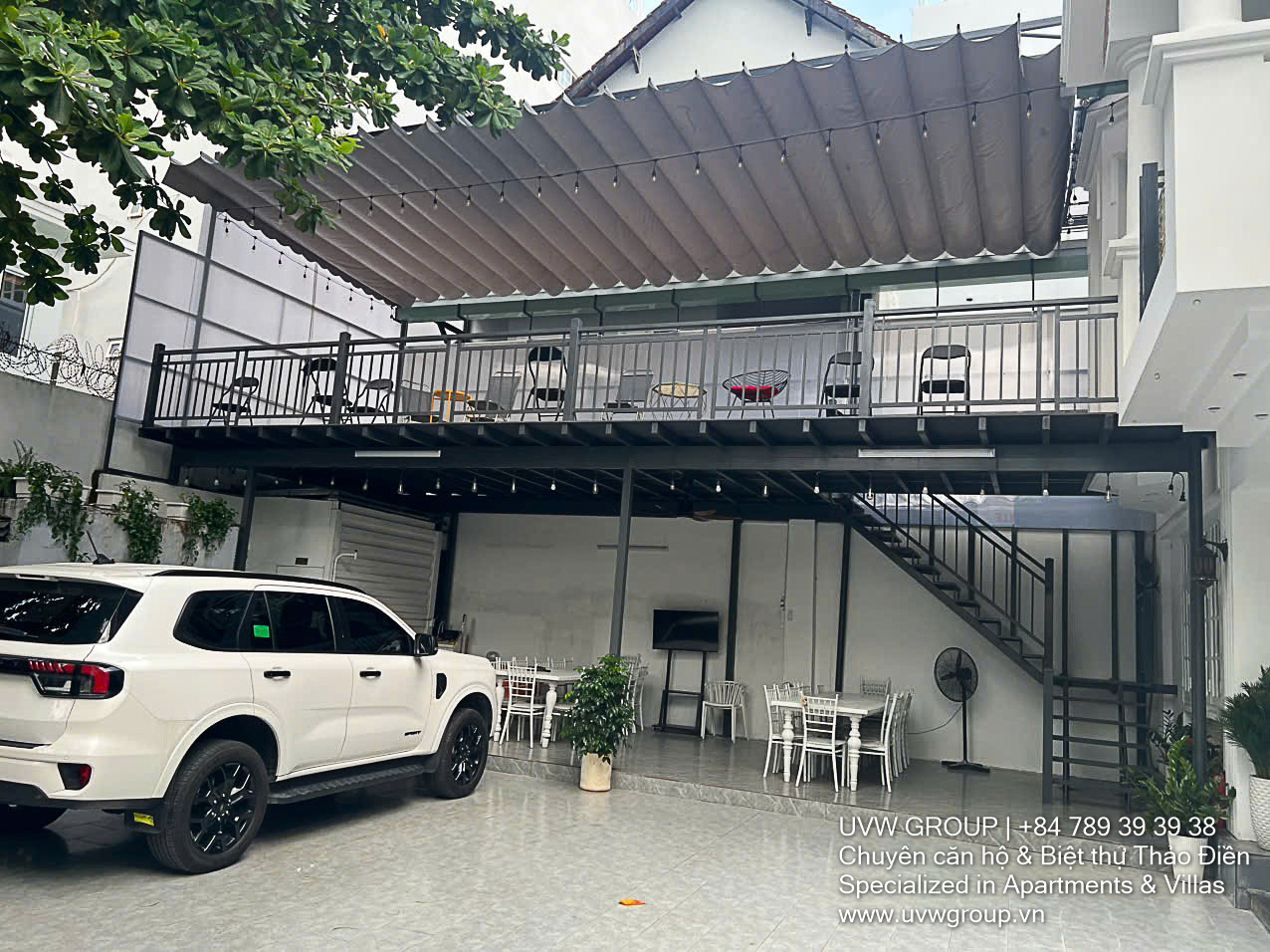Cho thuê: Tầng trệt + Tầng 1 + Sân | 400m² | Thảo Điền Quận 2 | 70 Triệu/tháng