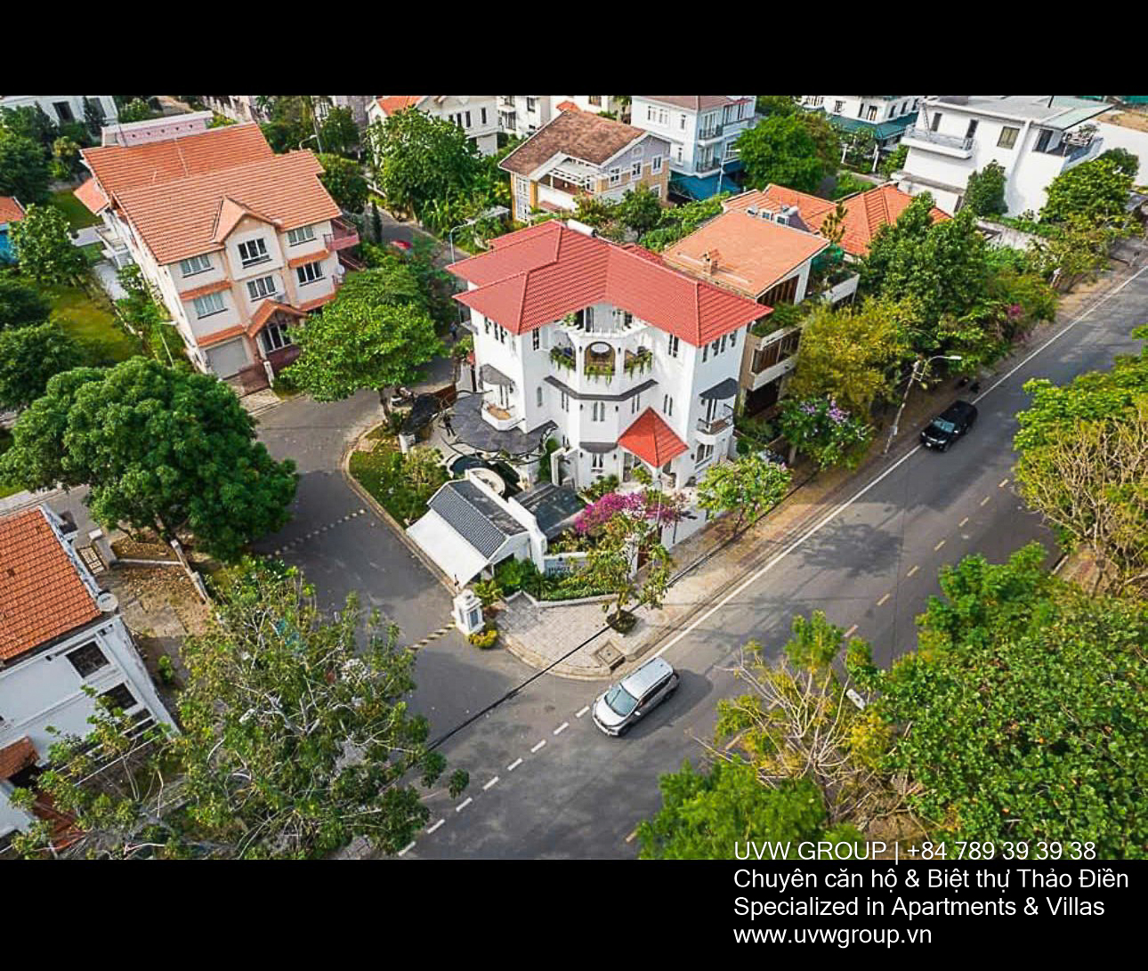 Corner Villa for Sale in Thao Dien, District 2 | 307m² | Garden, Koi Pond | $4.4 Million