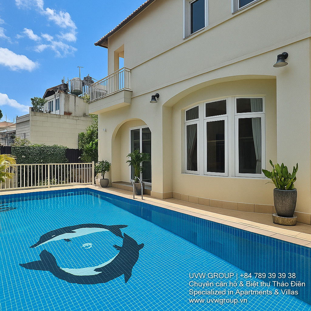 Luxury Short-Term Villa for Rent in Thao Dien | 5BR | Pool | Karaoke | Fully Furnished
