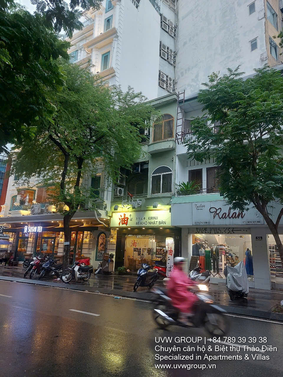 Cho thuê nhà mặt tiền 53 Trương Định, Quận 1 – 4 Tầng – 65 Triệu