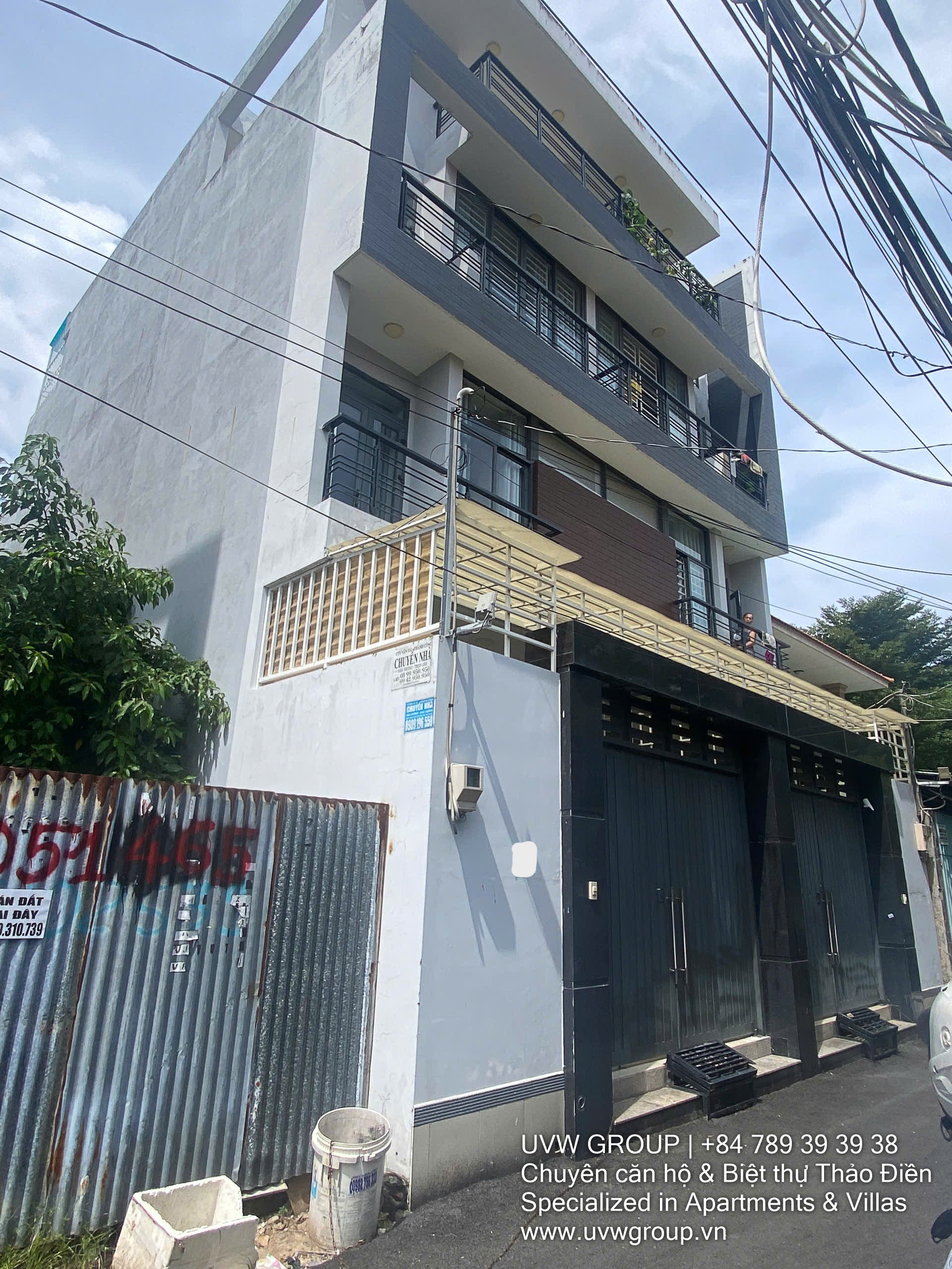 House for Rent near Thai Ly, Thao Dien | 4BR | 5x20m | $1,800
