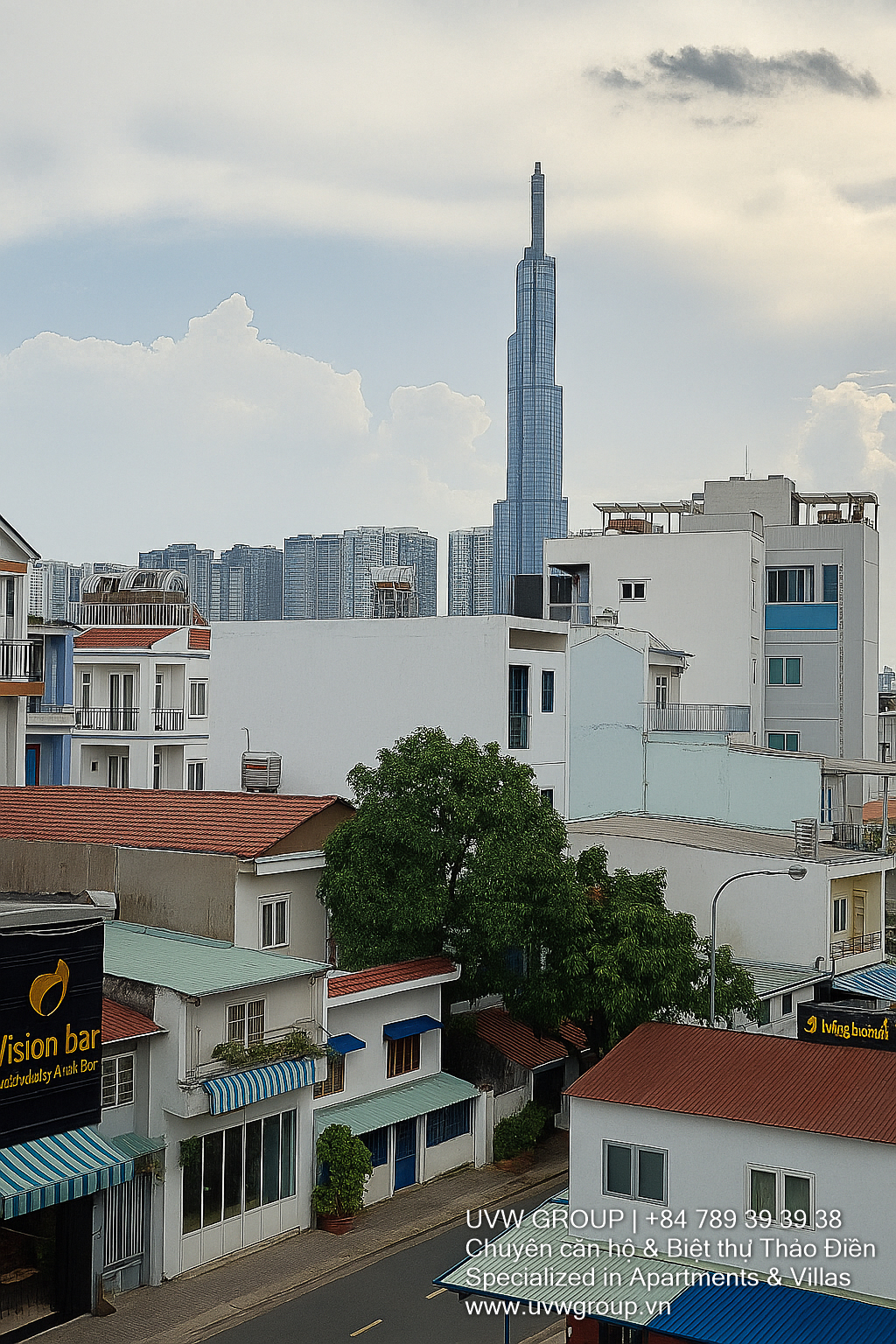 1-Bedroom Apartment for Rent with Landmark 81 View | Balcony | $480