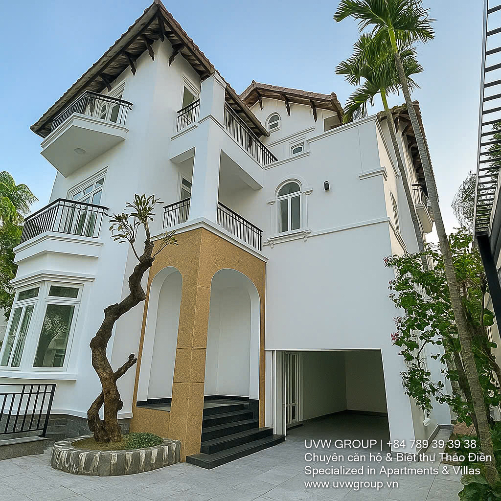 Villa for Rent on Quoc Huong, Thao Dien | 6BR | 400m² | $4,000 (Tax & Pool Included)